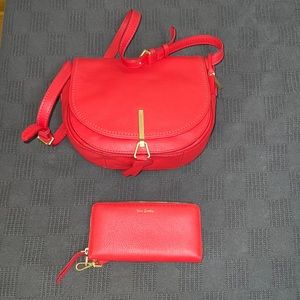 Vera Bradley Carson Saddle Purse and Wallet